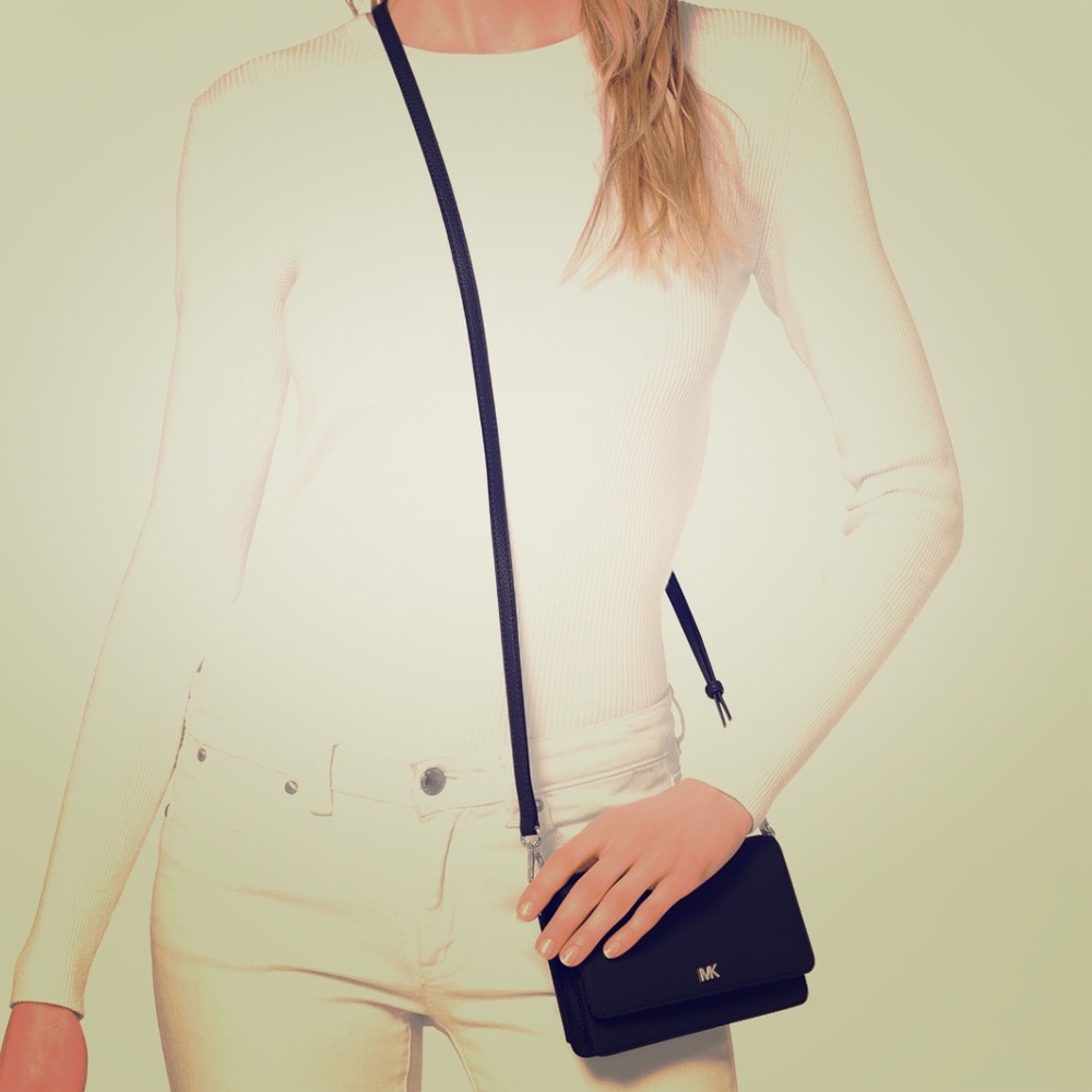 MICHAEL KORS Black & Silver Strap *No Bag* - NWOT